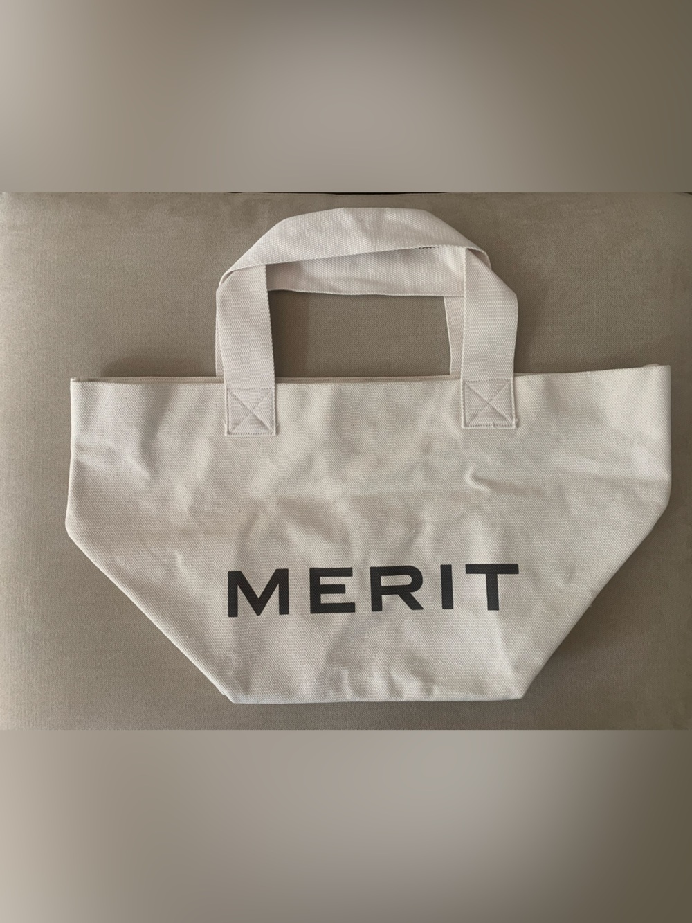 Limited Edition MERIT The Everything Bag Cream Tote